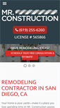 Mobile Screenshot of mrconstruction.com